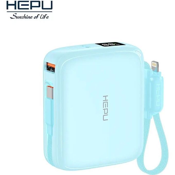 Hepu Mini Powerbank 20000mAh HP-A26 Bleu - 22,5W Charge Super Rapide