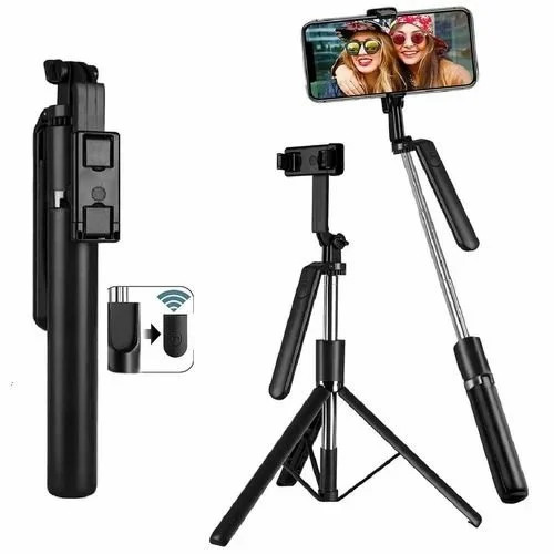 Trépied Selfie Stick R16 1.7M - Télécommande Bluetooth